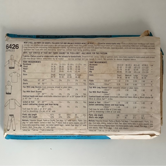 Simplicity 6426 Sewing Pattern - Picture 2 of 2